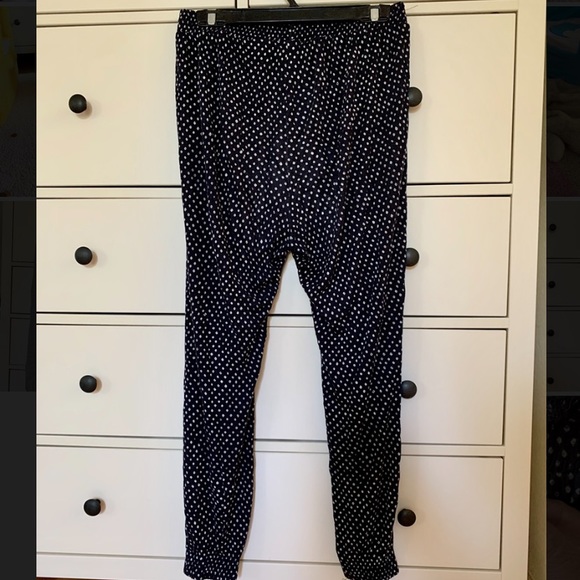 H&M Lounge Pants in Navy Pattern - Picture 3 of 3